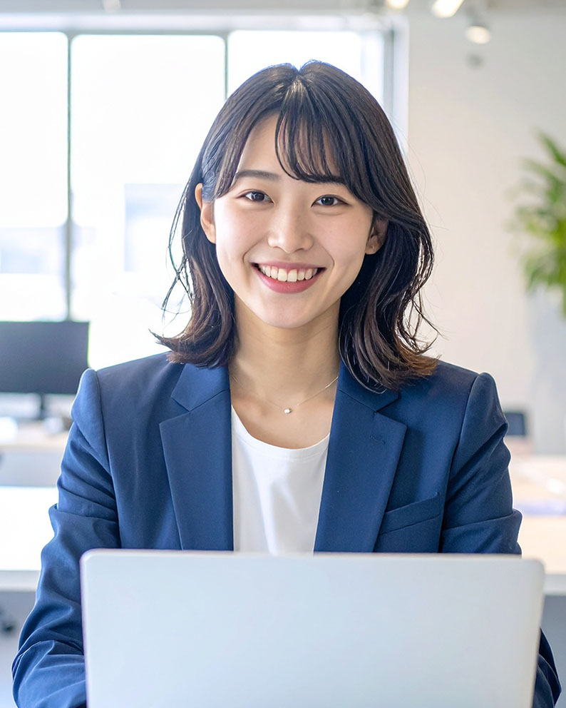 サンクスラボで働く女性社員たち